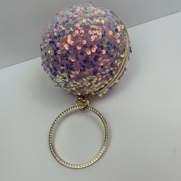 Handbags - Sequin Round Bag